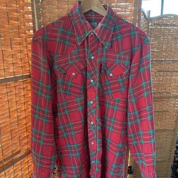 Vintage Other - Thrashed oversized vintage 70s 80s 90s flannel